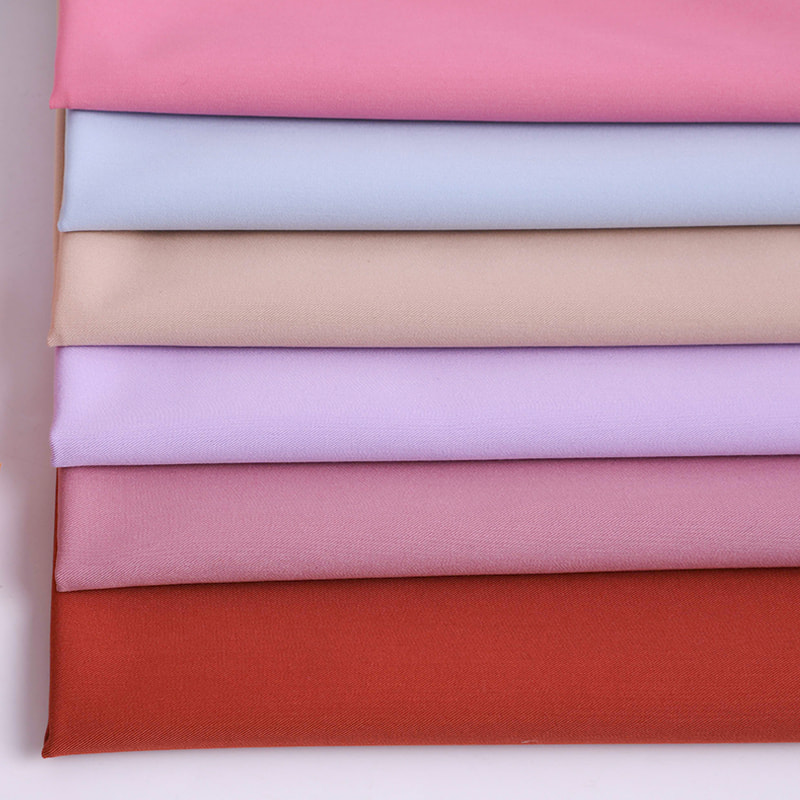 FX50316 Zachte handfeeling Plain geverfde polyester rayon 4 -weg stretch twill -stof voor scrubs en medische uniformen