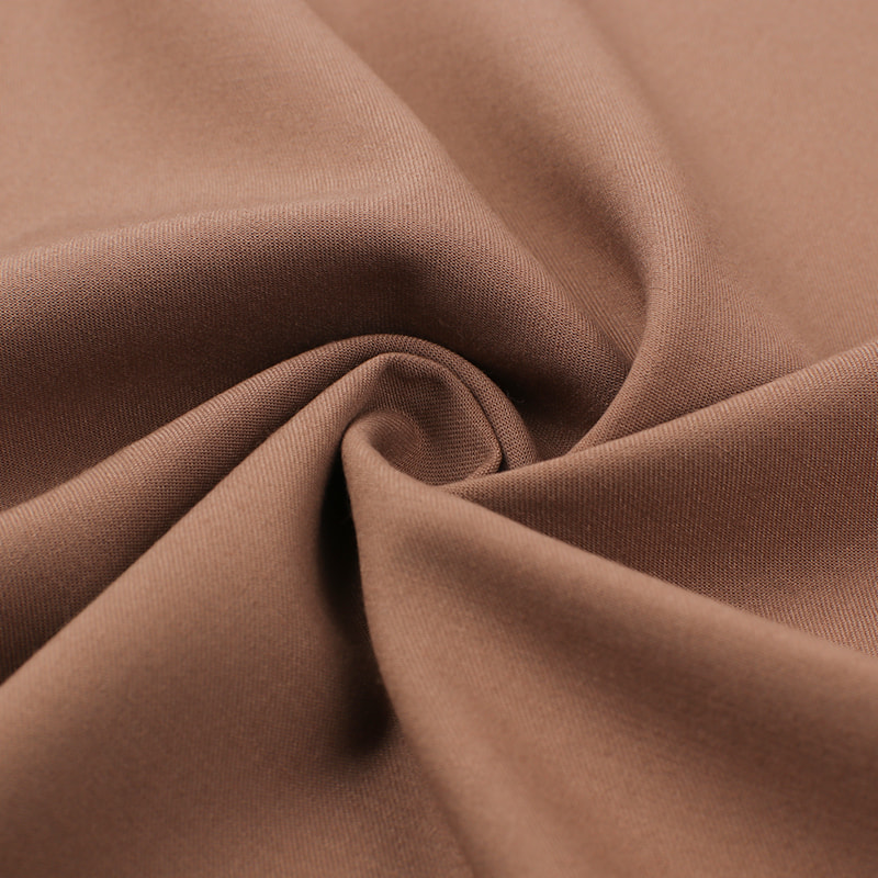 FX54285 Mode Damespak Kledingmateriaal Woven Polyester Rayon Spandex Blend Stretch Soping Fabric