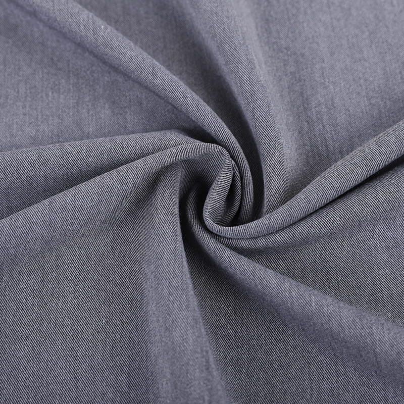 FX54444 Hoge snelheid Wrinkle resistent anti pilling poly viscose spandex twill -stof voor broekpak